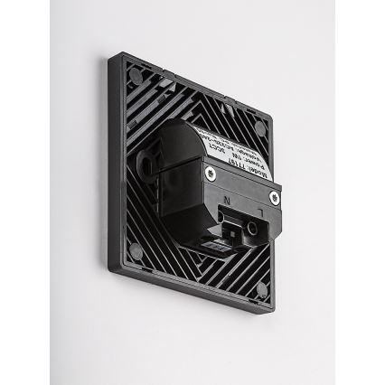 Rabalux - LED-Treppenleuchte mit Bewegungs- und Dämmerungssensor LED/1W/230V 3000/4500/6500K schwarz