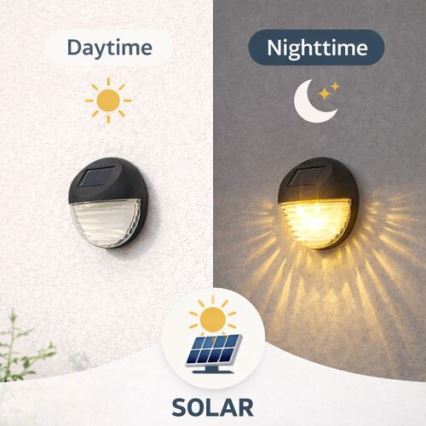 Rabalux - 2er-Set LED-Solar-Wandleuchte LED/0,06W/1,2V 300 mAh IP44