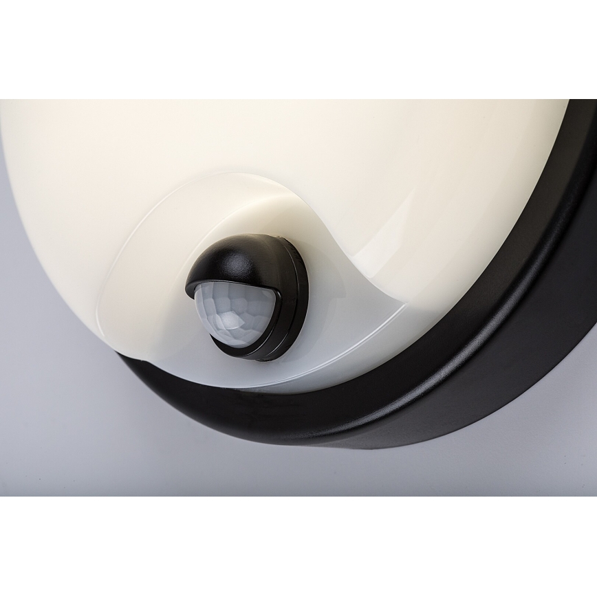 Rabalux - LED-Außenwandleuchte mit Sensor, LED/18W/230V, IP65, schwarz