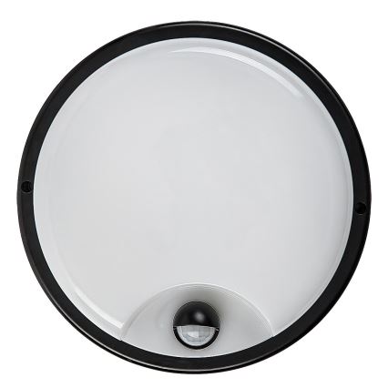 Rabalux - LED-Außenwandleuchte mit Sensor, LED/18W/230V, IP65, schwarz