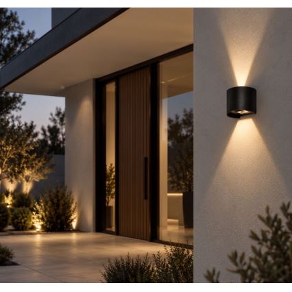 Rabalux - LED Außenwandleuchte LED/5W/230V 2700/4000/6500K IP54 schwarz