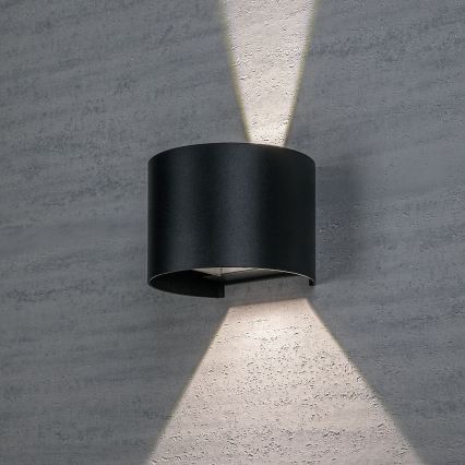 Rabalux - LED Außenwandleuchte LED/5W/230V 2700/4000/6500K IP54 schwarz