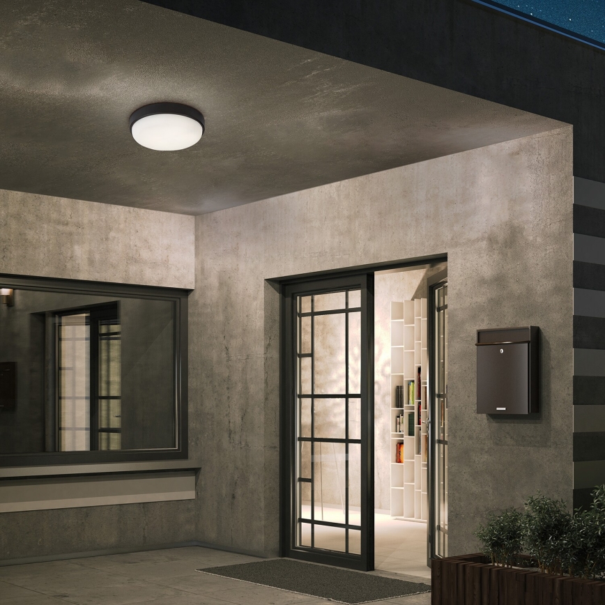 Rabalux - LED Außen-Deckenleuchte LED/14W/230V IP54 schwarz