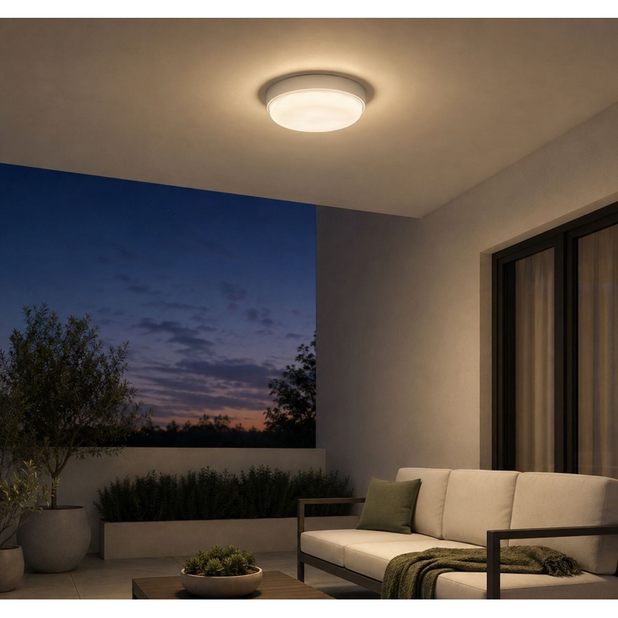 Rabalux - LED Außen-Deckenleuchte LED/14W/230V IP54 weiß