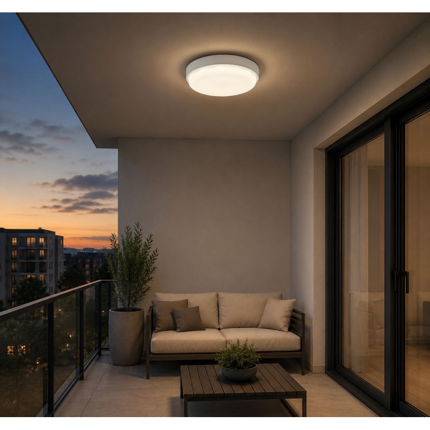 Rabalux - LED Außen-Deckenleuchte LED/14W/230V IP54 weiß