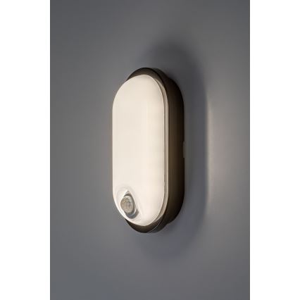 Rabalux - LED Außen-Deckenleuchte mit Sensor LED/15W/230V IP65 schwarz