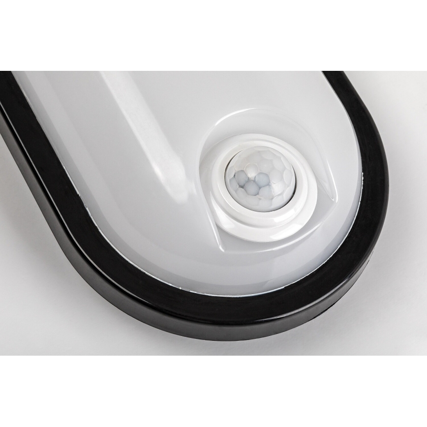 Rabalux - LED Außen-Deckenleuchte mit Sensor LED/15W/230V IP65 schwarz