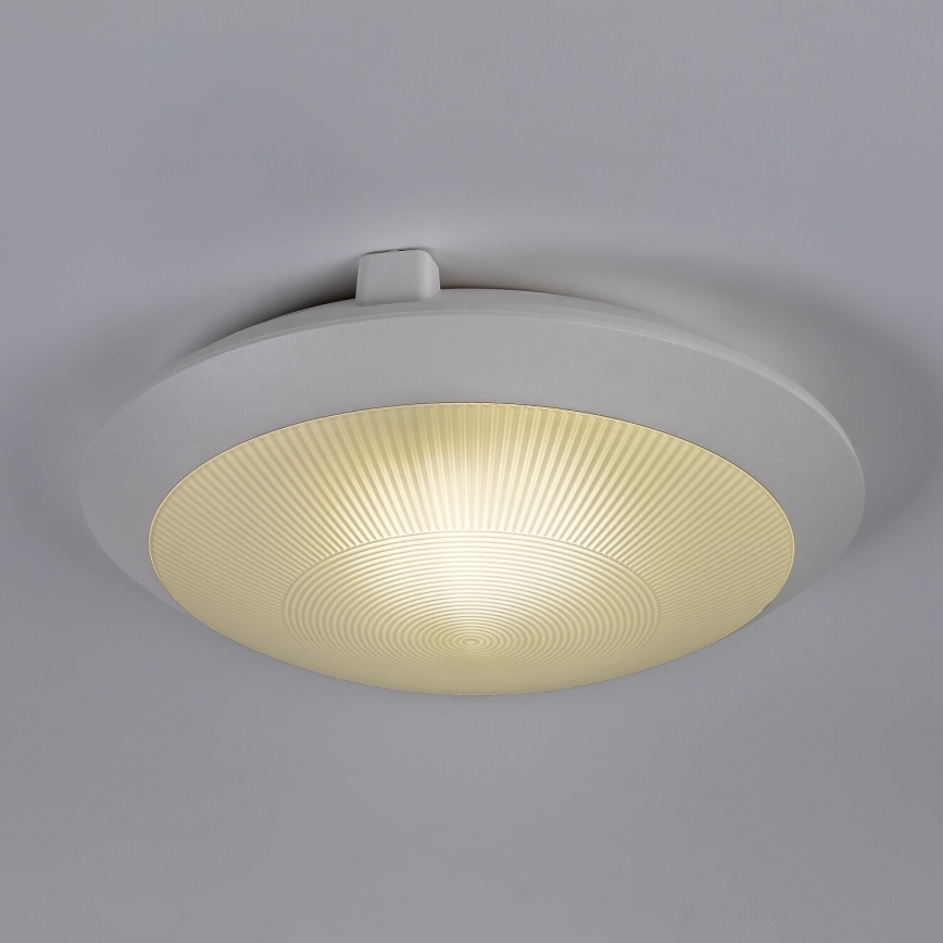 Rabalux - Außen-Deckenleuchte 1xE27/9W/230V IP65 Ø 30 cm weiß