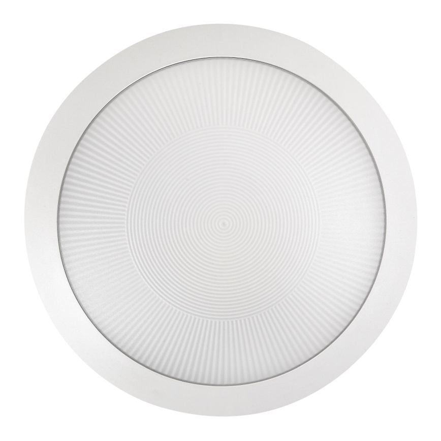 Rabalux - Außen-Deckenleuchte 1xE27/9W/230V IP65 Ø 30 cm weiß