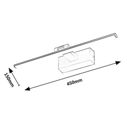 Rabalux - LED Bildleuchte LED/8W/230V 3000K 45 cm