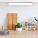 Rabalux - LED-Küchenunterbauleuchte mit Steckdose LED/20W/230V 4000K IP44 weiß 87 cm