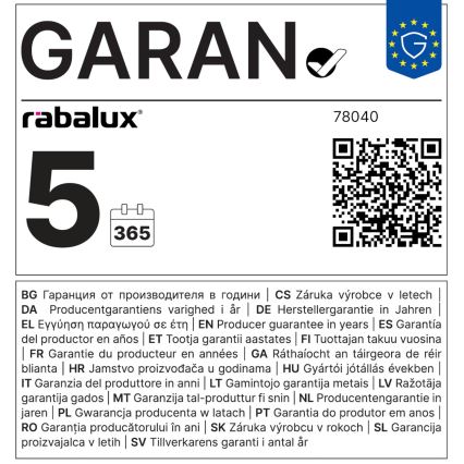Rabalux - LED-Küchenunterbauleuchte mit Steckdosen LED/10W/230V 4000K 50 cm weiß