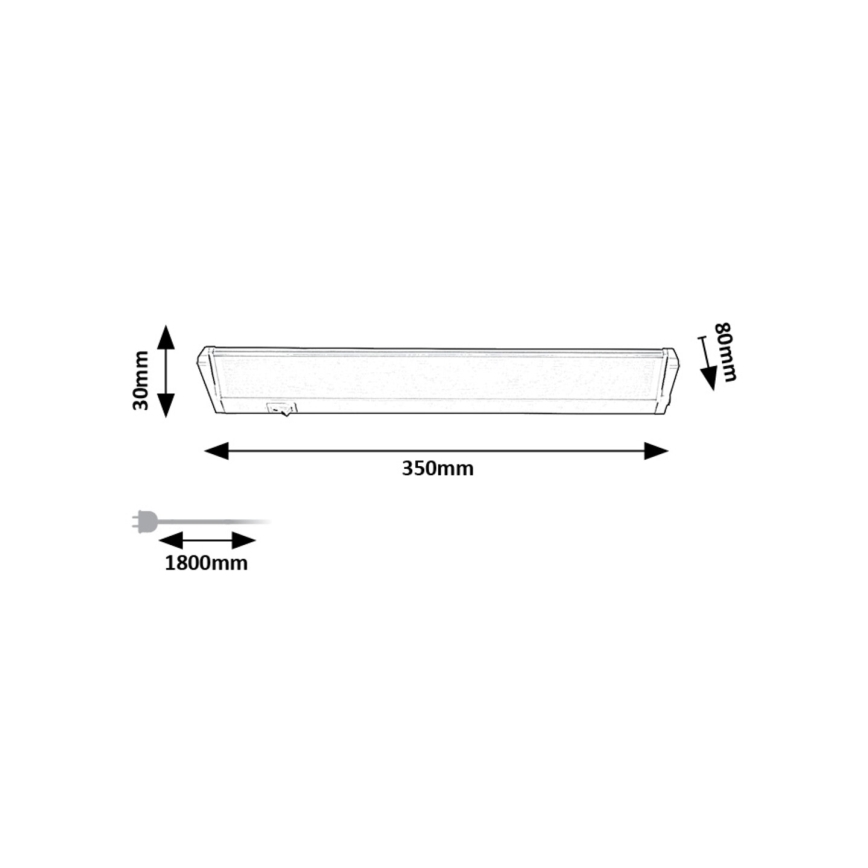 Rabalux - LED Unterbauleuchte LED/5W/230V 4000K Weiß