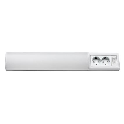 Rabalux - LED-Küchenunterbauleuchte mit 2 Steckdosen LED/10W/230V 4000K 50 cm weiß
