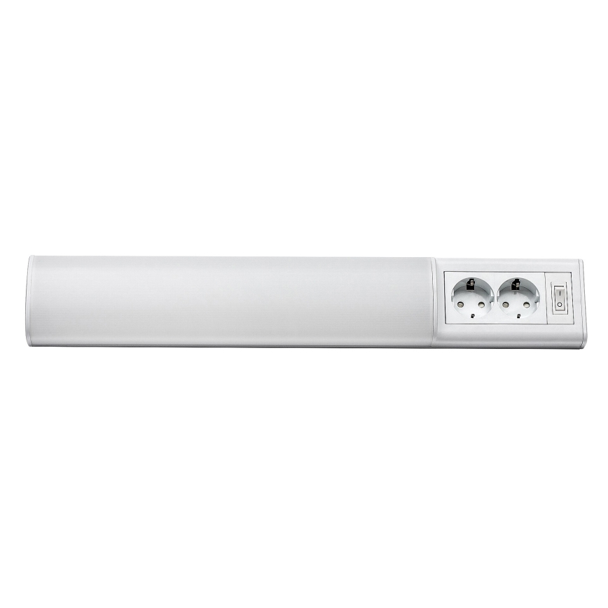 Rabalux - LED-Küchenunterbauleuchte mit 2 Steckdosen LED/10W/230V 4000K 50 cm weiß