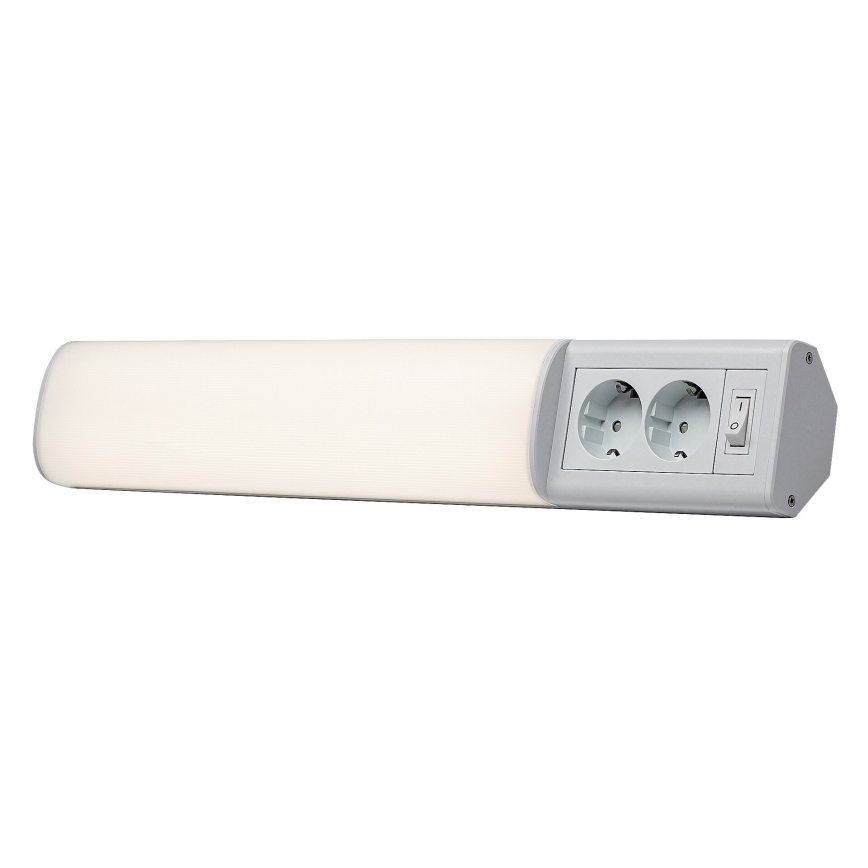 Rabalux - LED-Küchenunterbauleuchte mit 2 Steckdosen LED/10W/230V 4000K 50 cm weiß