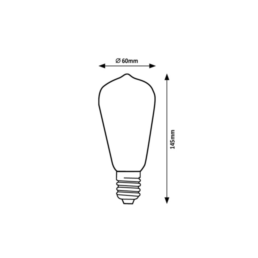 Rabalux - LED-Glühlampe ST64 E27/4W/230V 4000K