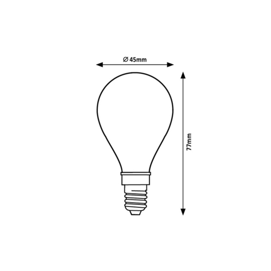 Rabalux - LED-Glühlampe G45 E14/4W/230V 2700K