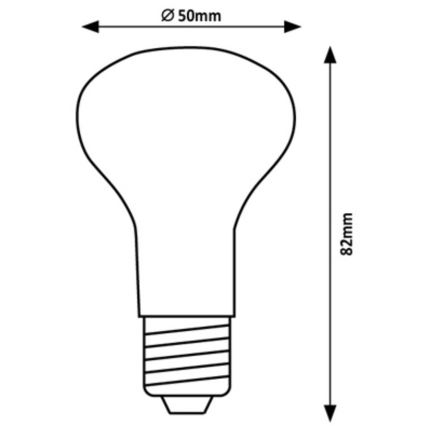 Rabalux - LED-Glühbirne R50 E14/5W/230V 3000K