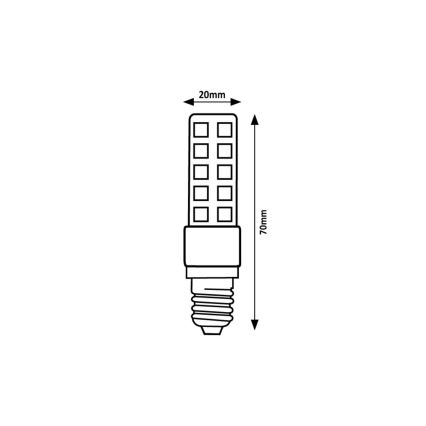 Rabalux - LED-Leuchtmittel T20 E14/6W/230V 3000K