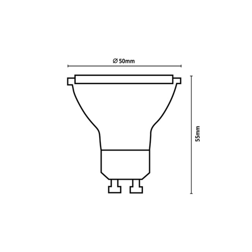 Rabalux - LED-Leuchtmittel SMD GU10/4W/230V 3000K