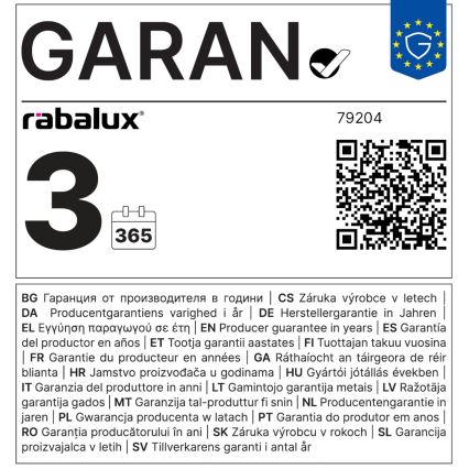 Rabalux - LED-Leuchtmittel SMD GU10/4W/230V 3000K