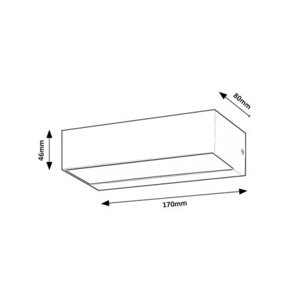 Rabalux - LED-Außenwandleuchte LED/10W/230V IP65