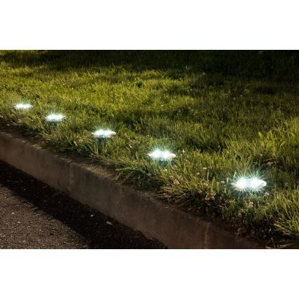 Rabalux - LED Außen-Solarleuchte mit Sensor LED/0,24W/1xAA 400 mAh Schwarz IP44
