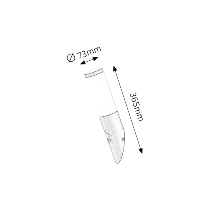 Rabalux - Außenwandleuchte mit Sensor 1xE27/25W/230V IP44