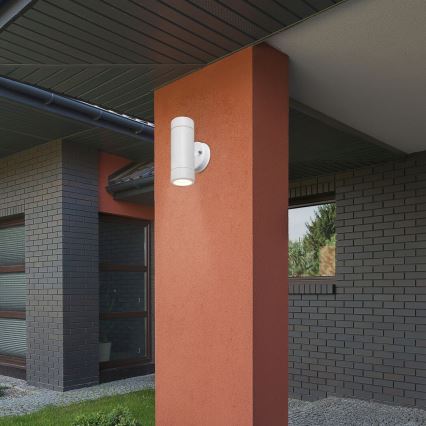 Rabalux - Außen Wandbeleuchtung 2xGU10/10W/230V IP44 weiß