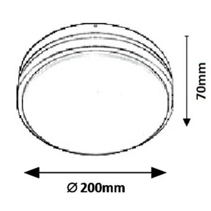 Rabalux 8847 - LED Auβen-Wandbeleuchtung HAMBURG LED/10W/230V IP44