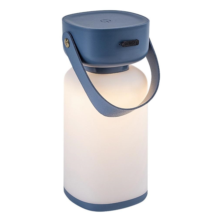 Rabalux - Aufladbare LED-Outdoor-Tischleuchte mit Dimm- und Touch-Funktion LED/3W/5V IP44 blau