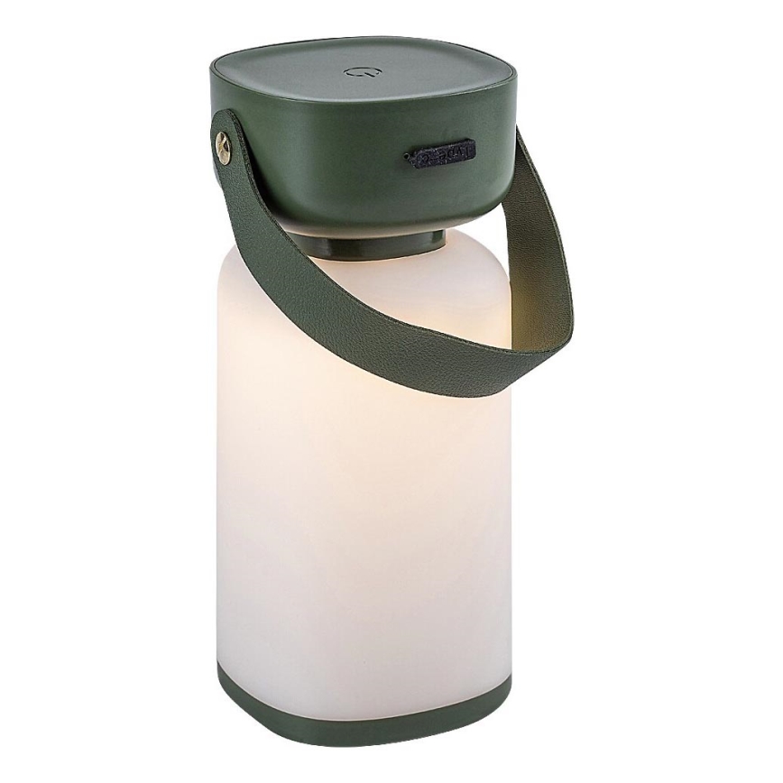 Rabalux - Aufladbare LED-Outdoor-Tischleuchte mit Dimm- und Touch-Funktion LED/3W/5V IP44 grün