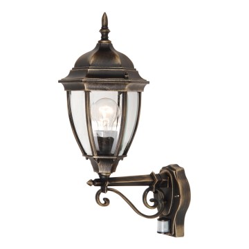 Rabalux - Außenleuchte mit Sensor 1xE27/100W/230V IP44