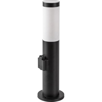 Rabalux - Außenleuchte mit Steckdose 1xE27/25W/230V IP44