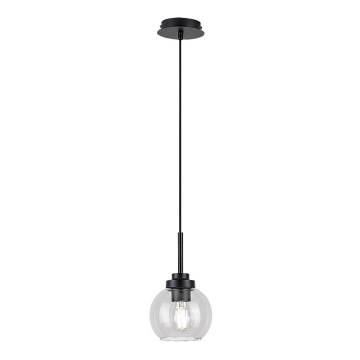 Rabalux - Badezimmer-Deckenleuchte an Kabel 1xE27/15W/230V schwarz IP44