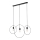 Rabalux - Deckenleuchte an Kabel 3xE27/40W/230V