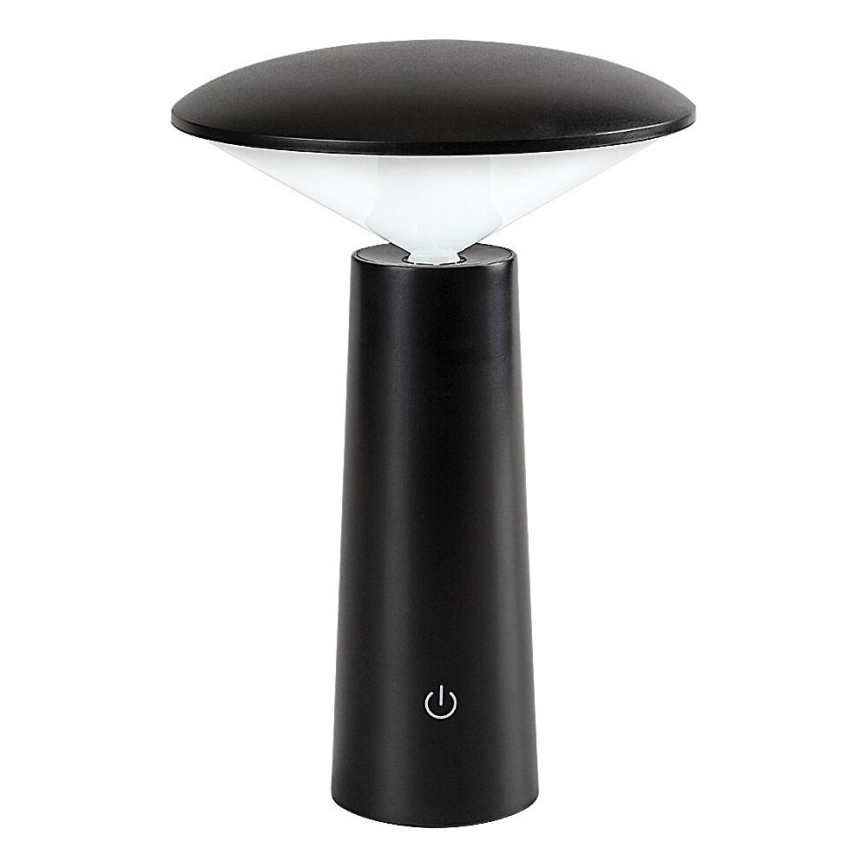 Rabalux - Dimm- und aufladbare LED-Tischleuchte mit Touch-Funktion POLPERRO LED/3W/3,7V 1200mAh schwarz