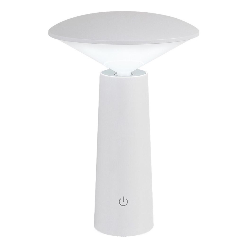 Rabalux - Dimm- und aufladbare LED-Tischleuchte mit Touch-Funktion POLPERRO LED/3W/3,7V 1200mAh weiß