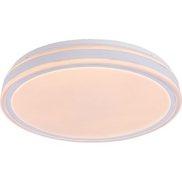 Rabalux - Dimmbare LED-Deckenleuchte LED/23W/230V 3000-6500K Ø 38,5 cm schwarz + Fernbedienung