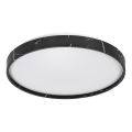 Rabalux - dimmbare LED-Deckenleuchte LED/24 W/230 V 3000–6500 K Ø 38 cm schwarz + Fernbedienung