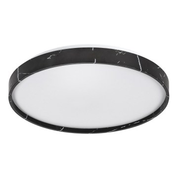 Rabalux - dimmbare LED-Deckenleuchte LED/24 W/230 V 3000–6500 K Ø 38 cm schwarz + Fernbedienung