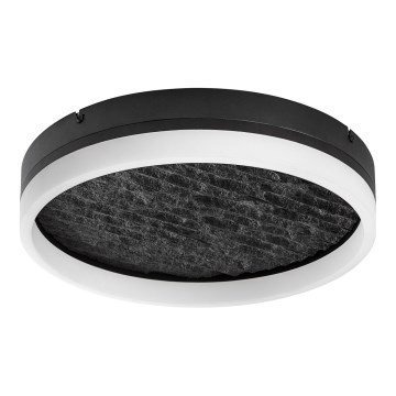 Rabalux - dimmbare LED-Deckenleuchte LED/24W/230V 3000-6500K Ø 40 cm schwarz + Fernbedienung