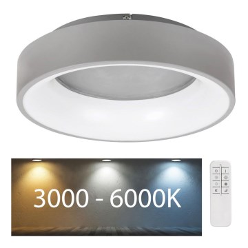 Rabalux - Dimmbare LED-Deckenleuchte LED/24W/230V rund 3000-6000K + Fernbedienung