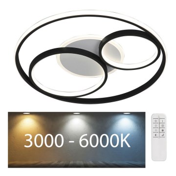 Rabalux - Dimmbare LED-Deckenleuchte LED/50W/230V 3000-6000K + Fernbedienung