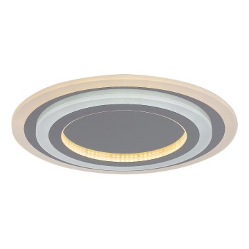Rabalux - Dimmbare LED-Deckenleuchte LED/56W/230V 3000/4000/6000K matt Chrom + Fernbedienung