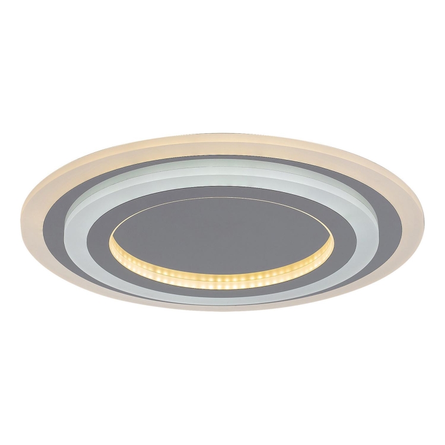Rabalux - Dimmbare LED-Deckenleuchte LED/56W/230V 3000/4000/6000K matt Chrom + Fernbedienung