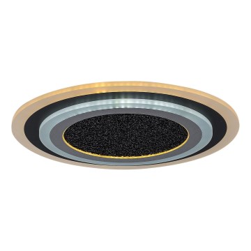 Rabalux - Dimmbare LED-Deckenleuchte LED/56W/230V 3000/4000/6000K schwarz + Fernbedienung