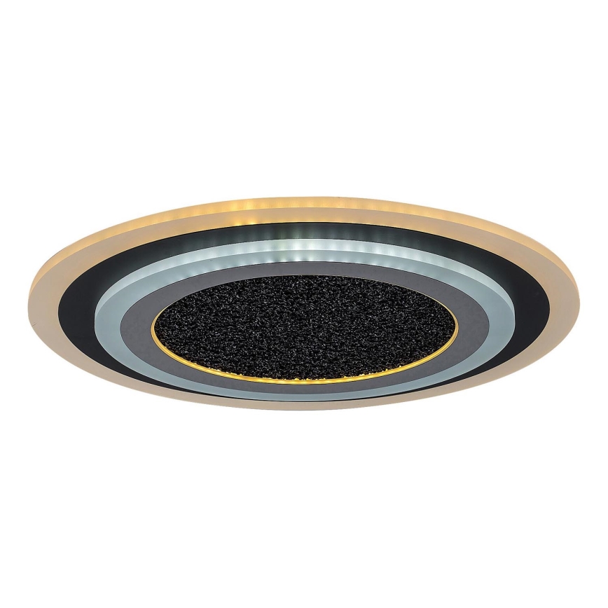 Rabalux - Dimmbare LED-Deckenleuchte LED/56W/230V 3000/4000/6000K schwarz + Fernbedienung