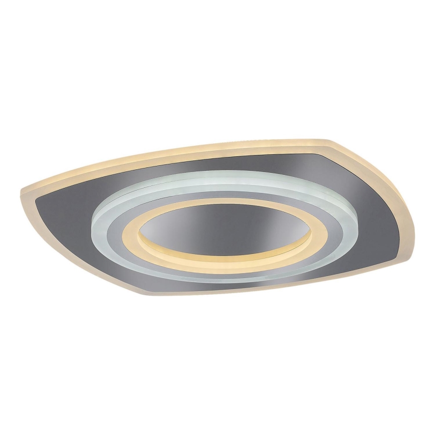 Rabalux - Dimmbare LED-Deckenleuchte LED/60W/230V 3000/4000/6000K matt Chrom + Fernbedienung